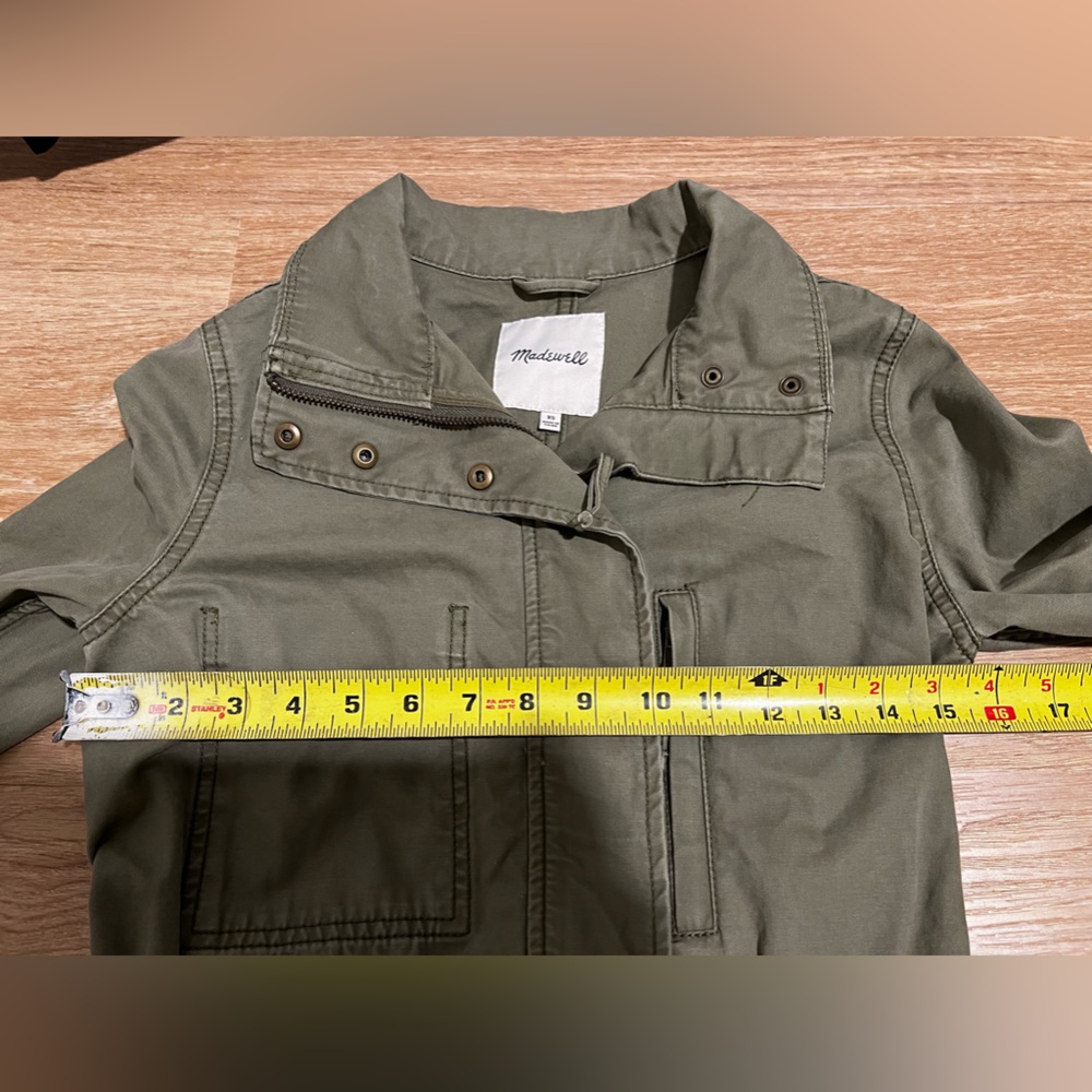 Madewell Women’s Passage Jacket in Olive Green Size XS - Picture 8 of 9